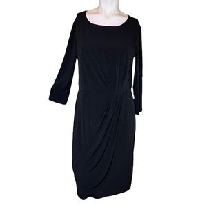 Black 3/4 sleeve dress